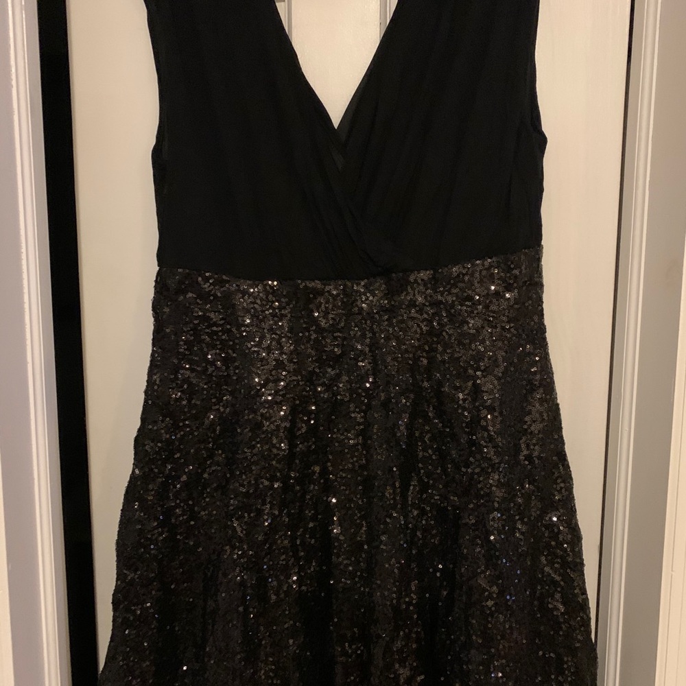 Black sequence fancy dress